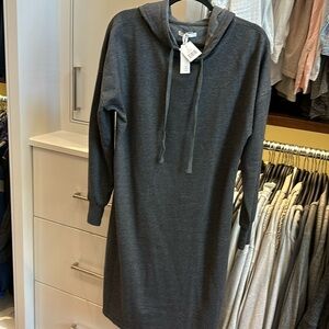 Stitch drop jersey knit dress NWT size L